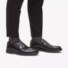 Scarpe da uomo Aldwin Step in pelle nera Scarpe da uomo Aldwin Step in pelle nera