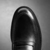 Scarpe da uomo Aldwin Step in pelle nera Scarpe da uomo Aldwin Step in pelle nera