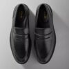 Scarpe da uomo Aldwin Step in pelle nera Scarpe da uomo Aldwin Step in pelle nera