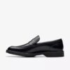 Scarpe da uomo Aldwin Step in pelle nera Scarpe da uomo Aldwin Step in pelle nera