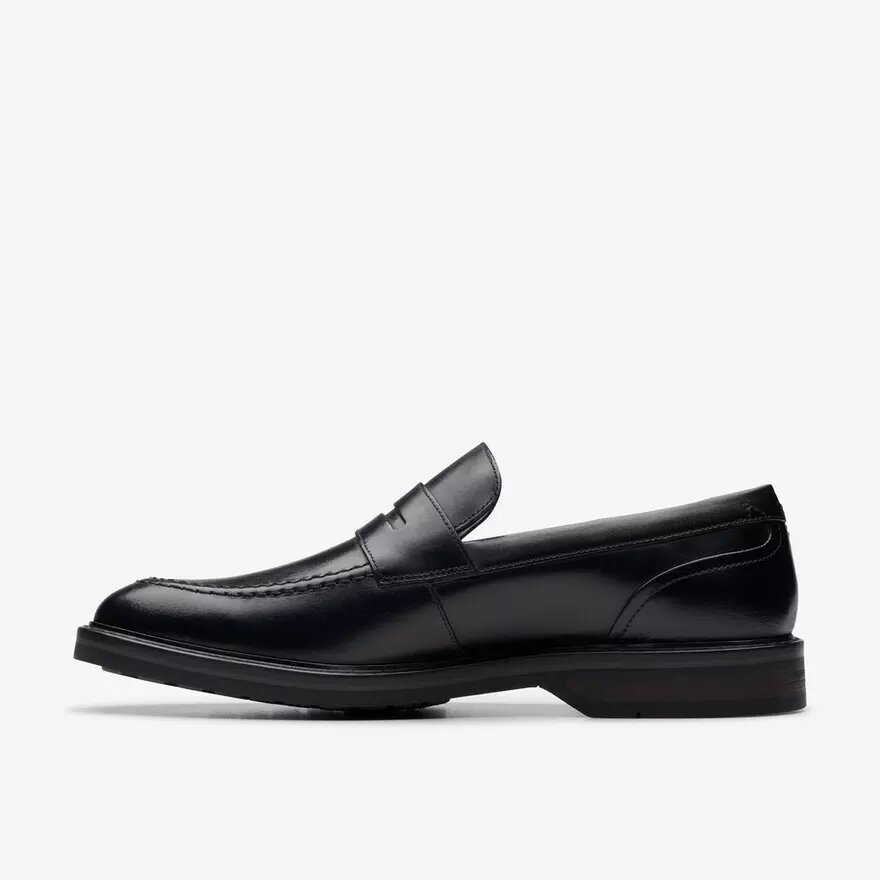 Scarpe da uomo Aldwin Step in pelle nera Scarpe da uomo Aldwin Step in pelle nera