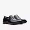 Scarpe da uomo Aldwin Step in pelle nera Scarpe da uomo Aldwin Step in pelle nera