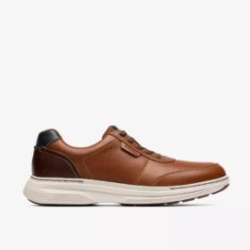 Scarpe da uomo Craftwell con lacci in pelle marrone chiaro