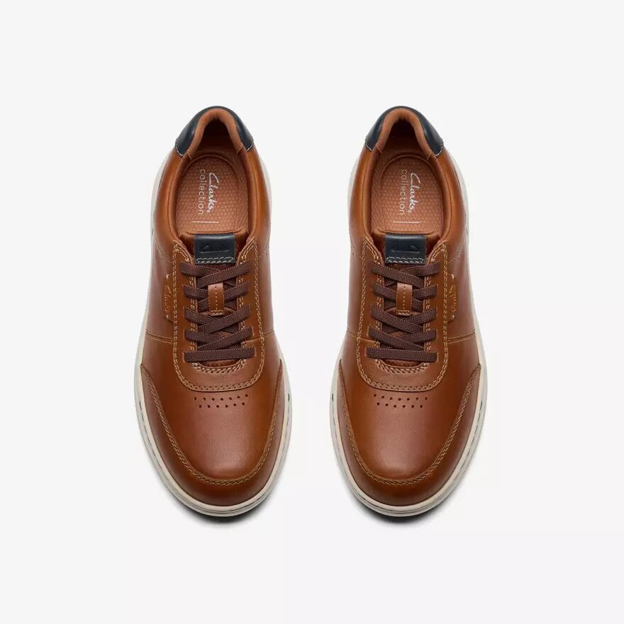Scarpe da uomo Craftwell con lacci in pelle marrone chiaro Scarpe da uomo Craftwell con lacci in pelle marrone chiaro