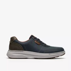 Scarpe da uomo Craftwell Lace in pelle blu navy