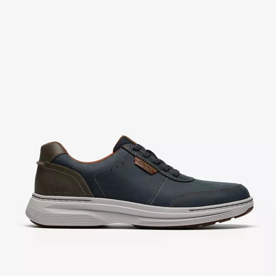 Scarpe da uomo Craftwell Lace in pelle blu navy Scarpe da uomo Craftwell Lace in pelle blu navy