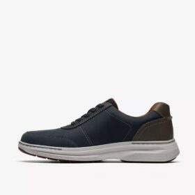 Scarpe da uomo Craftwell Lace in pelle blu navy