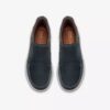 Scarpe da uomo Craftwell Step in pelle blu navy Slip-on senza lacci