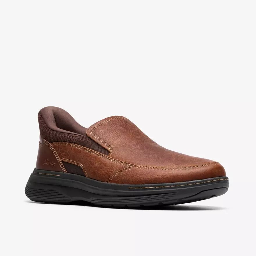 Scarpe da uomo Craftwell Step marroni in pelle scamosciata, senza lacci Scarpe da uomo Craftwell Step marroni in pelle scamosciata, senza lacci