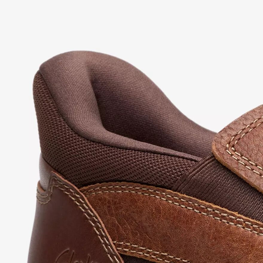 Scarpe da uomo Craftwell Step marroni in pelle scamosciata, senza lacci Scarpe da uomo Craftwell Step marroni in pelle scamosciata, senza lacci