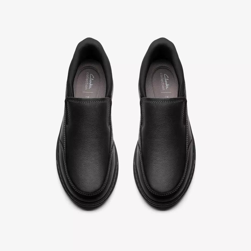 Scarpe da uomo Craftwell Step nere in pelle scamosciata, senza lacci Scarpe da uomo Craftwell Step nere in pelle scamosciata, senza lacci