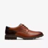 Scarpe da uomo Emmet Plain in pelle marrone chiaro Scarpe da uomo Emmet Plain in pelle marrone chiaro