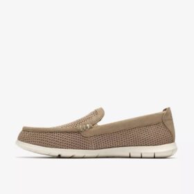 Scarpe da uomo Flexway Step Sand Knit Slip-on