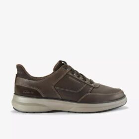 Scarpe da uomo Mullan Easy in pelle marrone scuro
