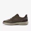 Scarpe da uomo Mullan Easy in pelle marrone scuro Scarpe da uomo Mullan Easy in pelle marrone scuro