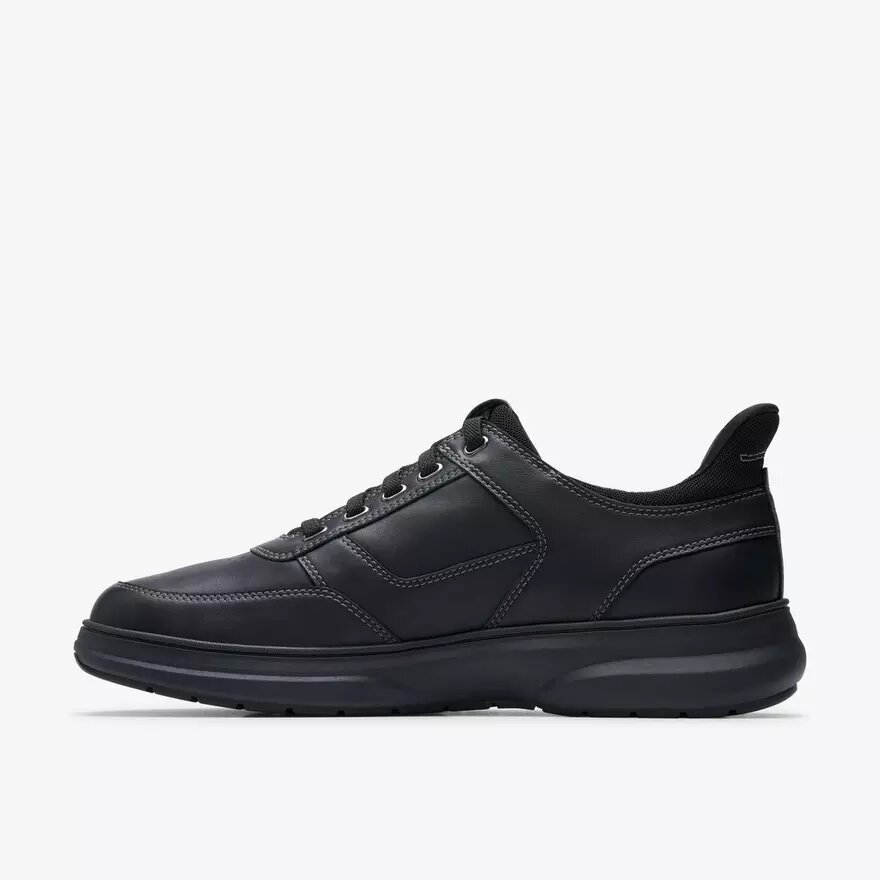 Scarpe da uomo Mullan Easy in pelle nera Scarpe da uomo Mullan Easy in pelle nera