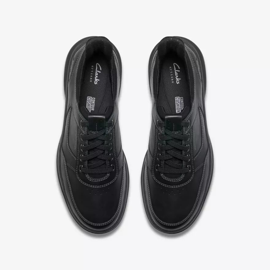 Scarpe da uomo Mullan Easy in pelle nera Scarpe da uomo Mullan Easy in pelle nera