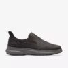 Scarpe da uomo Mullan Step in pelle marrone scuro Scarpe da uomo Mullan Step in pelle marrone scuro