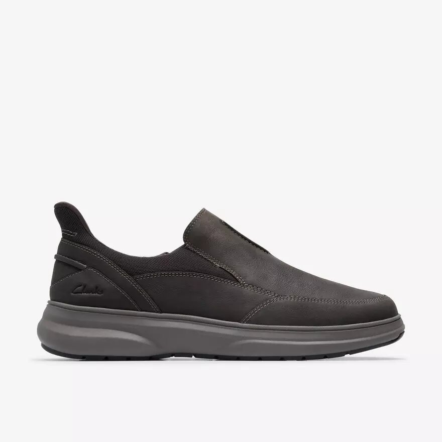 Scarpe da uomo Mullan Step in pelle marrone scuro Scarpe da uomo Mullan Step in pelle marrone scuro