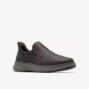 Scarpe da uomo Mullan Step in pelle marrone scuro Scarpe da uomo Mullan Step in pelle marrone scuro