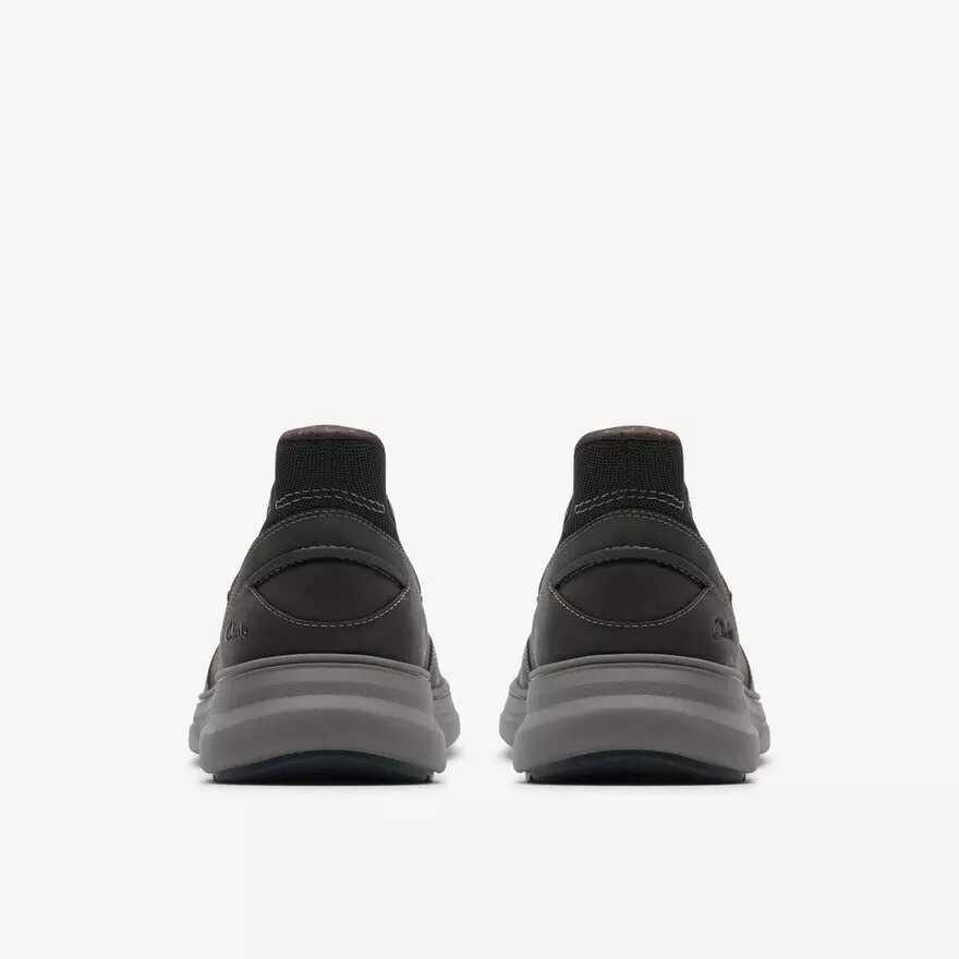 Scarpe da uomo Mullan Step in pelle marrone scuro Scarpe da uomo Mullan Step in pelle marrone scuro