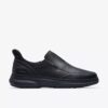 Scarpe da uomo Mullan Step in pelle nera Scarpe da uomo Mullan Step in pelle nera
