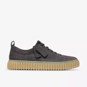 Scarpe da uomo Torhill Lace in nabuk grigio scuro
