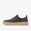 Scarpe da uomo Torhill Lace in nabuk grigio scuro Scarpe da uomo Torhill Lace in nabuk grigio scuro