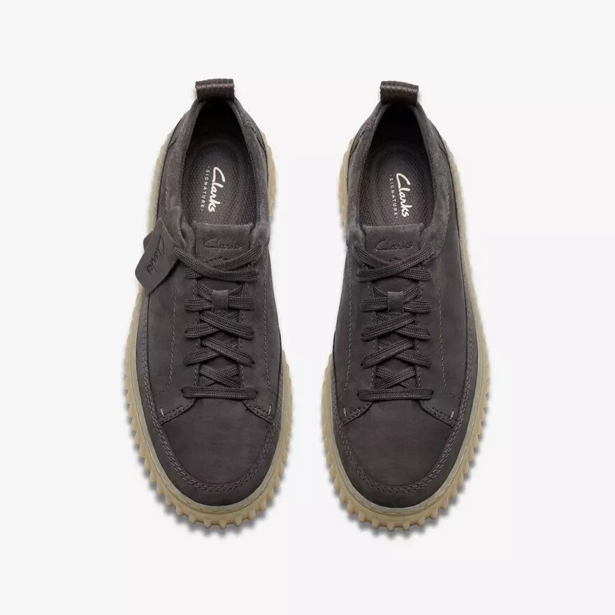 Scarpe da uomo Torhill Lace in nabuk grigio scuro Scarpe da uomo Torhill Lace in nabuk grigio scuro