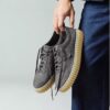 Scarpe da uomo Torhill Lace in nabuk grigio scuro Scarpe da uomo Torhill Lace in nabuk grigio scuro