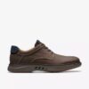 Scarpe da uomo Un Briley Pace in nabuk marrone | clarks