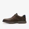 Scarpe da uomo Un Briley Pace in nabuk marrone | clarks