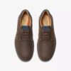 Scarpe da uomo Un Briley Pace in nabuk marrone | clarks