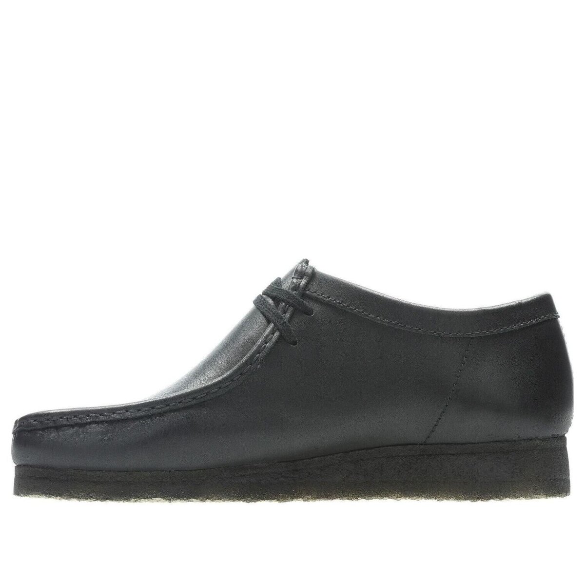 Scarpe da uomo Wallabee™ in pelle nera Scarpe da uomo Wallabee™ in pelle nera