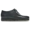 Scarpe da uomo Wallabee™ in pelle nera Scarpe da uomo Wallabee™ in pelle nera