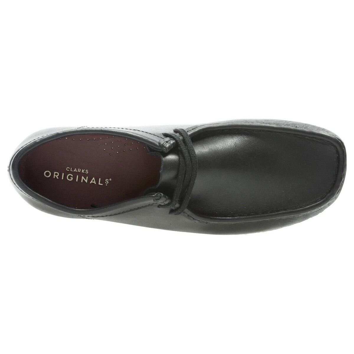 Scarpe da uomo Wallabee™ in pelle nera Scarpe da uomo Wallabee™ in pelle nera