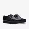 Scarpe da uomo Wallabee™ in pelle nera Scarpe da uomo Wallabee™ in pelle nera