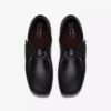 Scarpe da uomo Wallabee™ in pelle nera Scarpe da uomo Wallabee™ in pelle nera