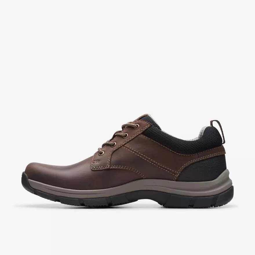 Scarpe da uomo Walpath Low in pelle marrone con lacci Scarpe da uomo Walpath Low in pelle marrone con lacci