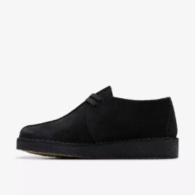 Scarpe Desert Trek da donna in pelle scamosciata nera