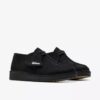 Scarpe Desert Trek da donna in pelle scamosciata nera Scarpe Desert Trek da donna in pelle scamosciata nera