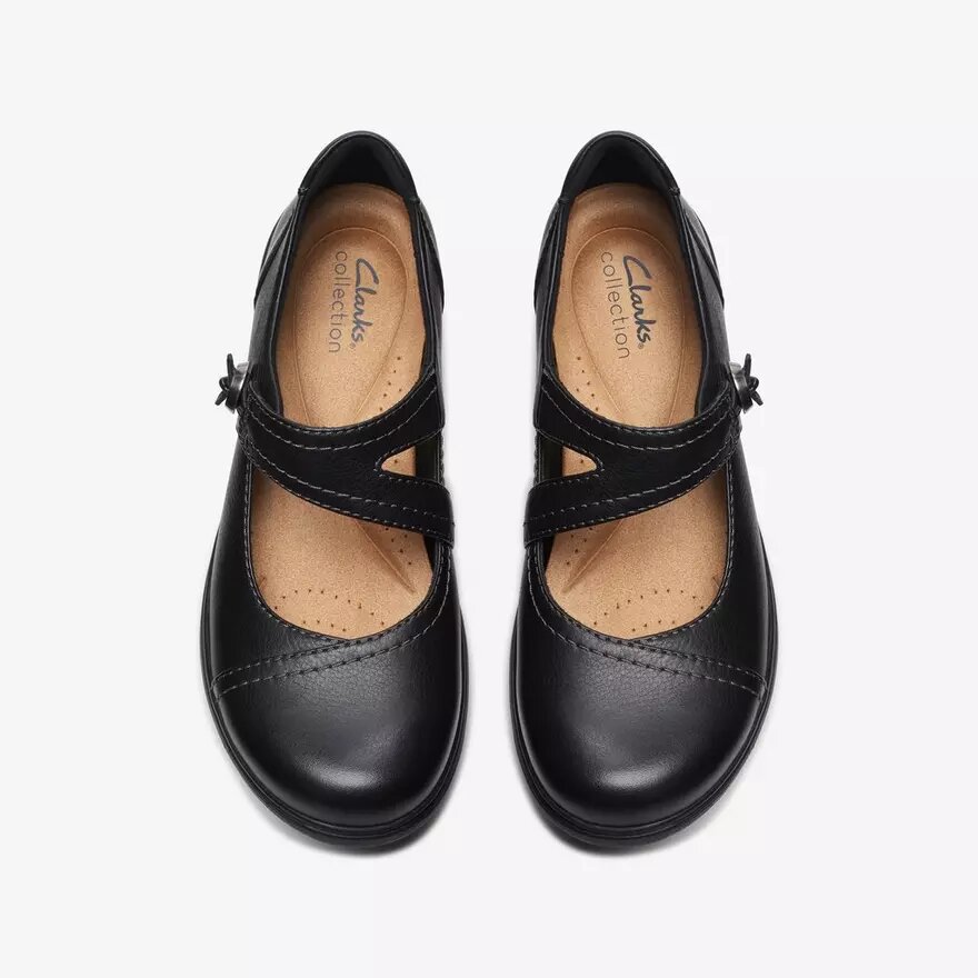 Scarpe Mary Jane Carleigh Jane in pelle nera da donna Scarpe Mary Jane Carleigh Jane in pelle nera da donna