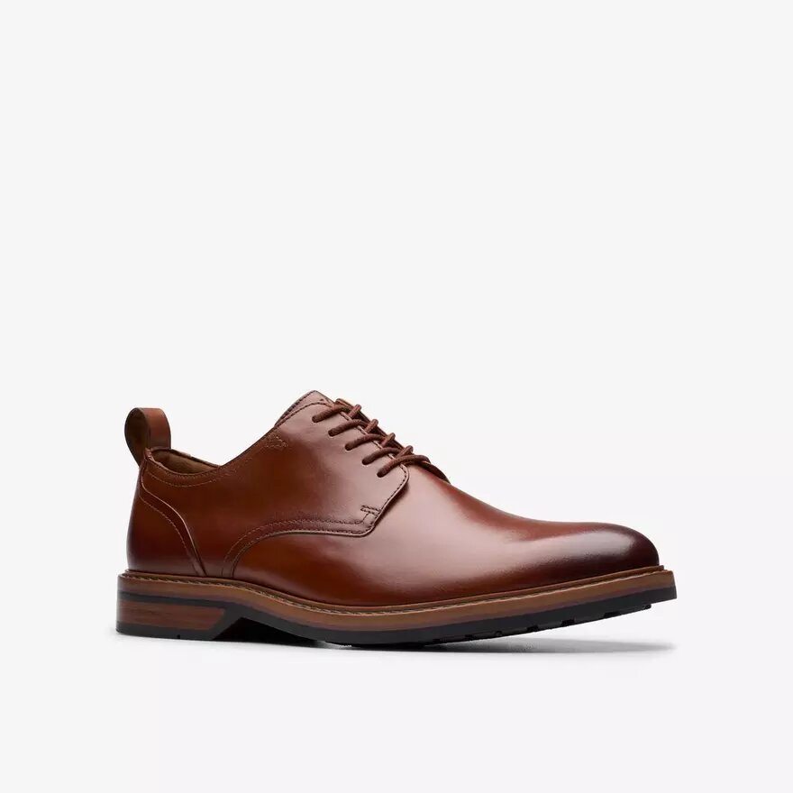Scarpe Oxford da uomo Aldwin Lace in pelle color cuoio Scarpe Oxford da uomo Aldwin Lace in pelle color cuoio