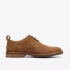 Scarpe Oxford da uomo Aldwin Lace in pelle scamosciata color cuoio