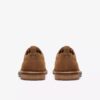 Scarpe Oxford da uomo Aldwin Lace in pelle scamosciata color cuoio
