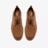 Scarpe Oxford da uomo Aldwin Lace in pelle scamosciata color cuoio