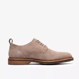 Scarpe Oxford da uomo Aldwin Lace in pelle scamosciata grigia