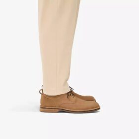 Scarpe Oxford da uomo Aldwin Lace in pelle scamosciata grigia