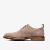 Scarpe Oxford da uomo Aldwin Lace in pelle scamosciata grigia