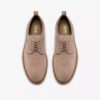Scarpe Oxford da uomo Aldwin Lace in pelle scamosciata grigia